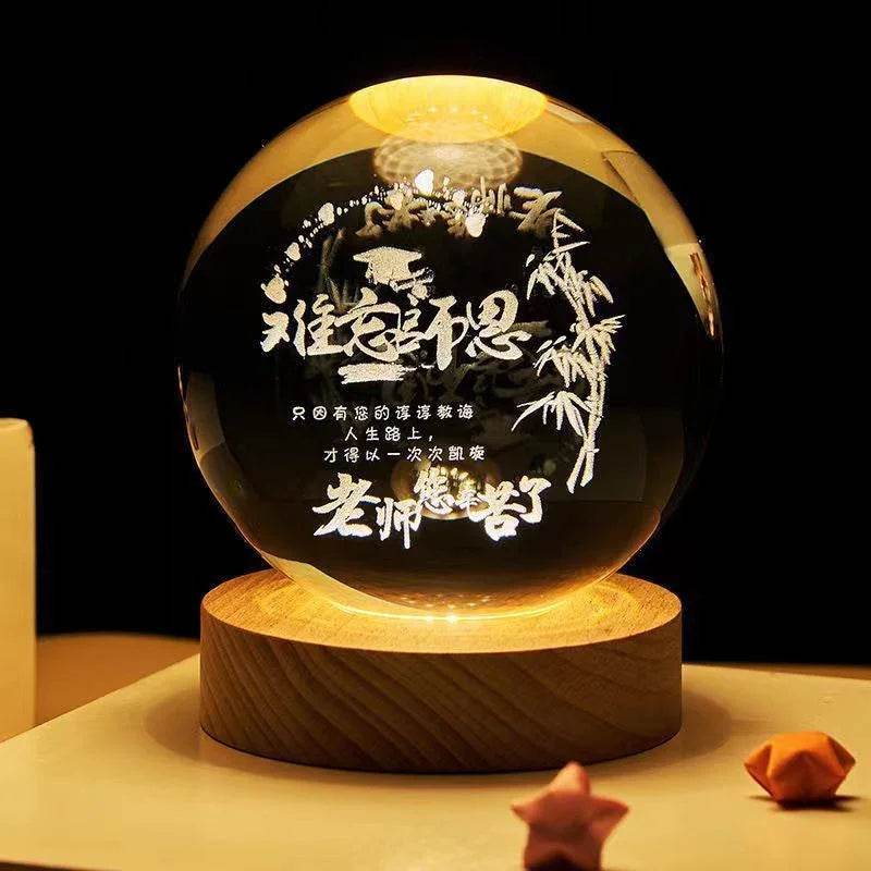 Buy Crystal Ball Night Lamp - Starry Sky Ambience - ZA-Zola