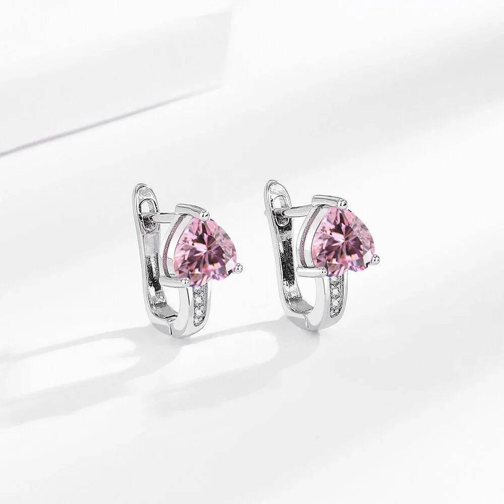 Heart Zircon Ear Clip for Women – Love Inspired - ZA-Zola