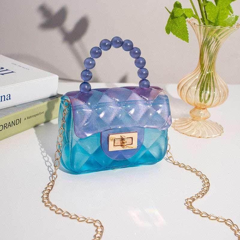 Pearl Handheld Transparent Jelly Bag | Stylish PVC Bag - ZA-Zola