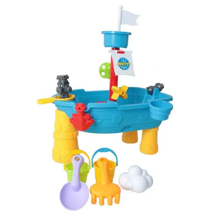 Beach Table Water & Sand Play Set – 18 PCS - ZA-Zola