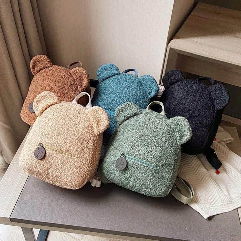 🧸 Buy Cute Bear Backpack – Mini Plush Shoulder Bag - ZA-Zola