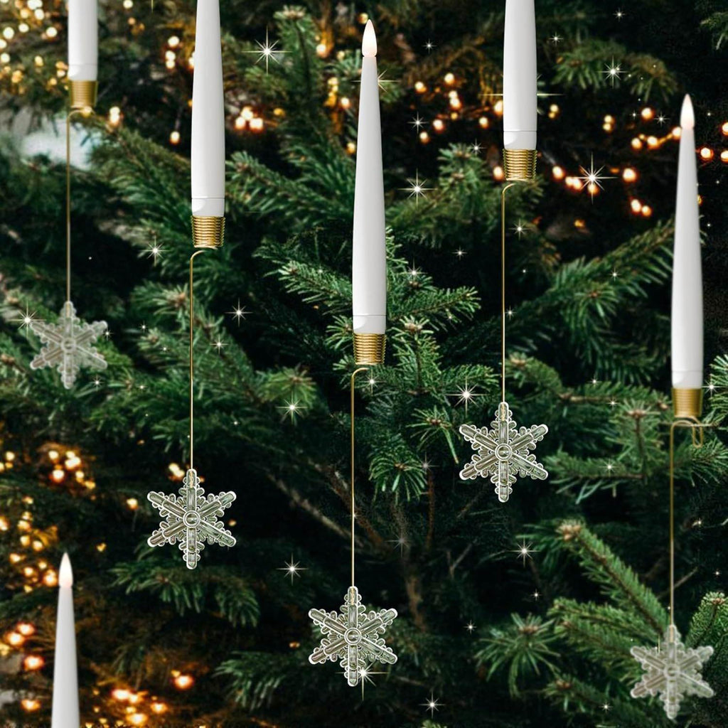 Christmas Candle LED Ornaments Indoor Holiday Tree Decor - ZA-Zola