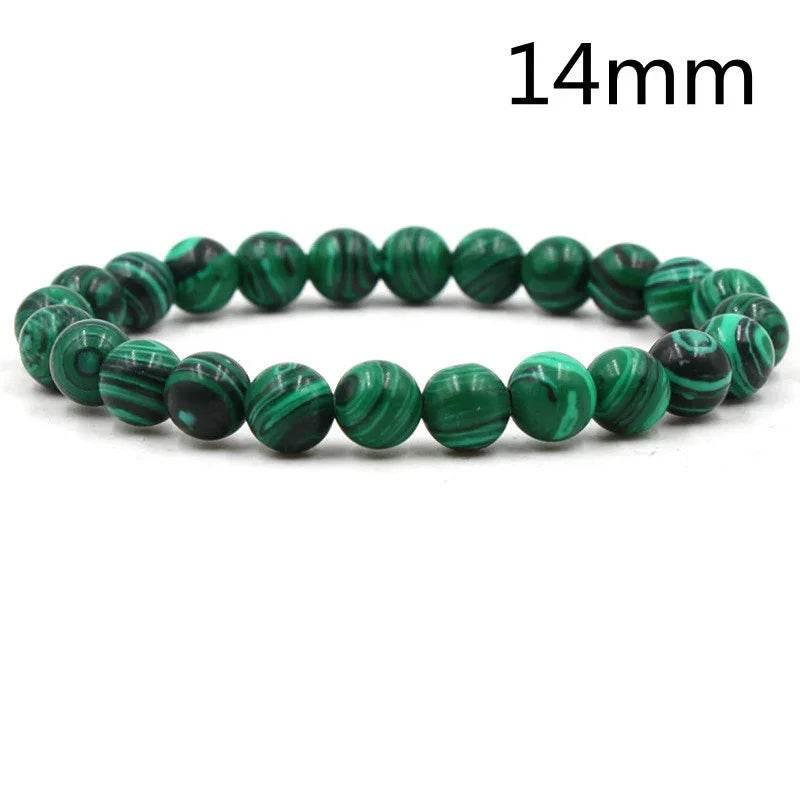 Classic Matte Malachite Bracelet for Men & Women - ZA-Zola
