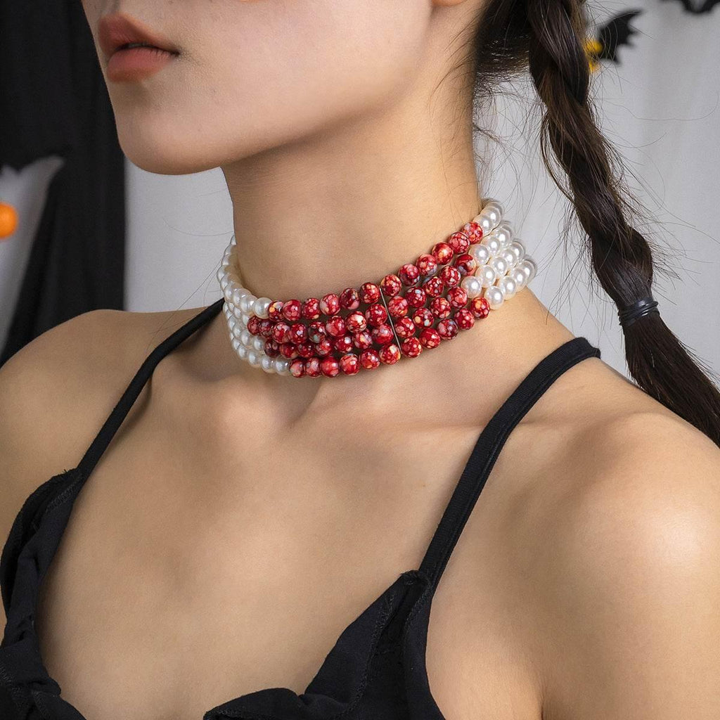 ZA-Zola Gothic Pearl Women’s Necklace - ZA-Zola