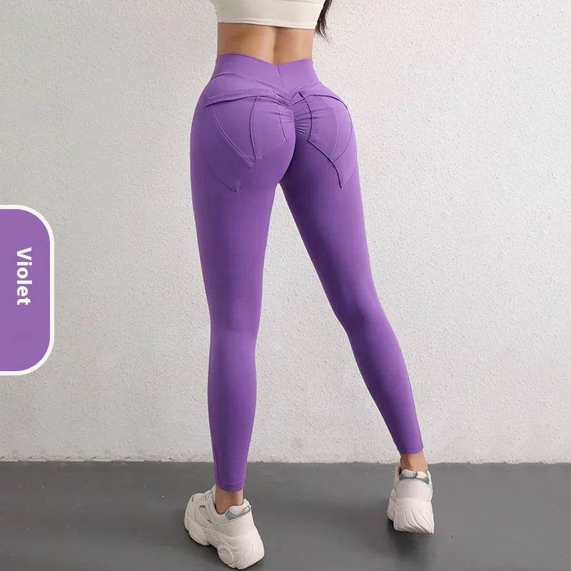 Nude Feel High Waist Hip Lift Yoga Pants – Women’s Fitness Wear - ZA-Zola