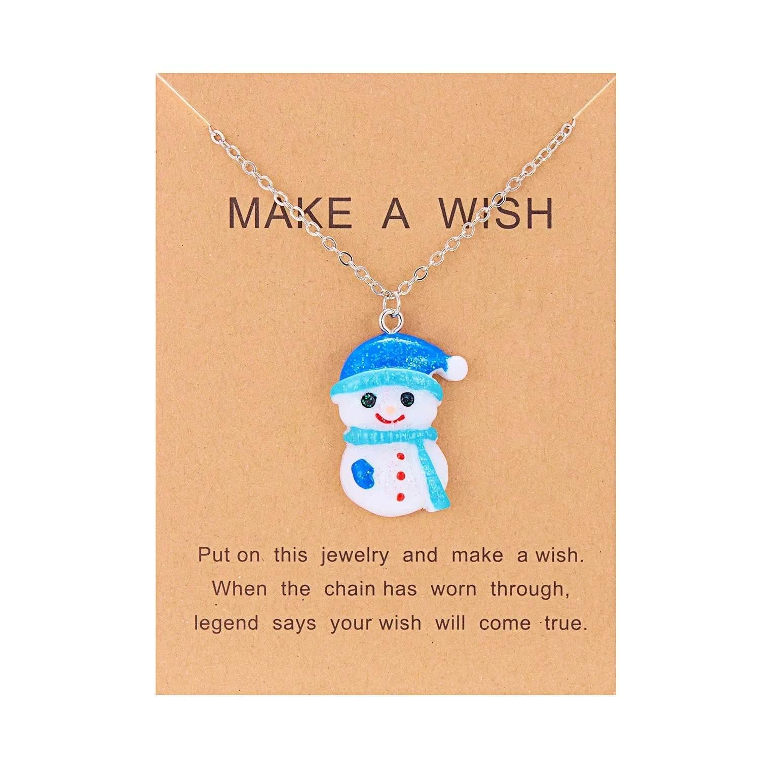 Shop Cute Cartoon Christmas Necklace – Festive Charm - ZA-Zola