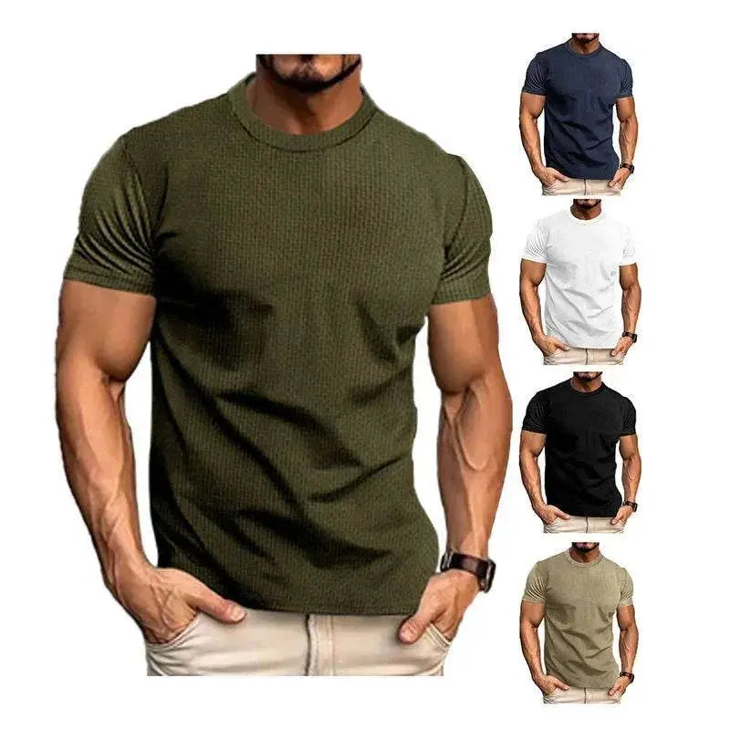 Men's slim fit breathable casual tops in multiple colors, ZA-Zola fashion apparel.