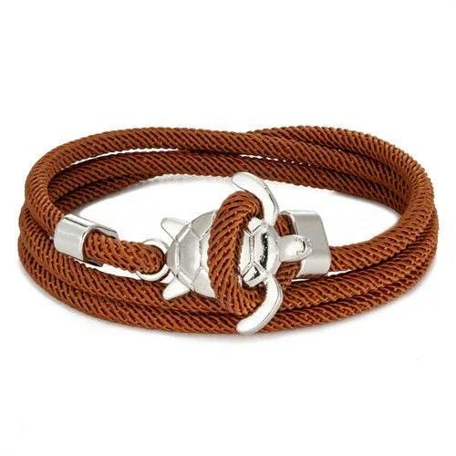 Turtle Rope Bracelet – Marine-Inspired Unisex Style - ZA-Zola