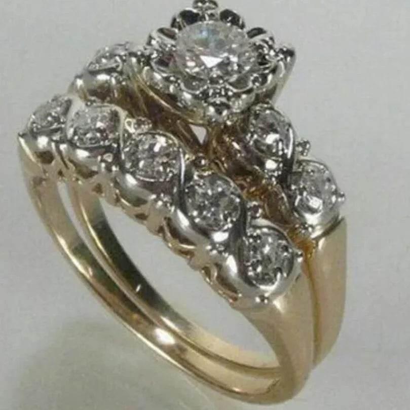 Gold Micro Inlay Unisex Ring for Engagement & Party - ZA-Zola
