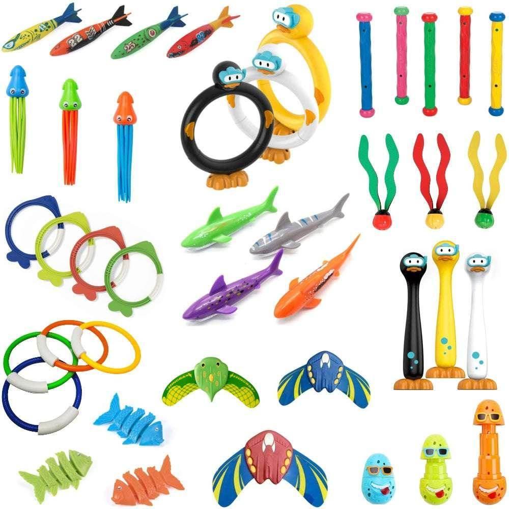 Swimming Pool Dive Toys Set – Kids Pool Games - ZA-Zola