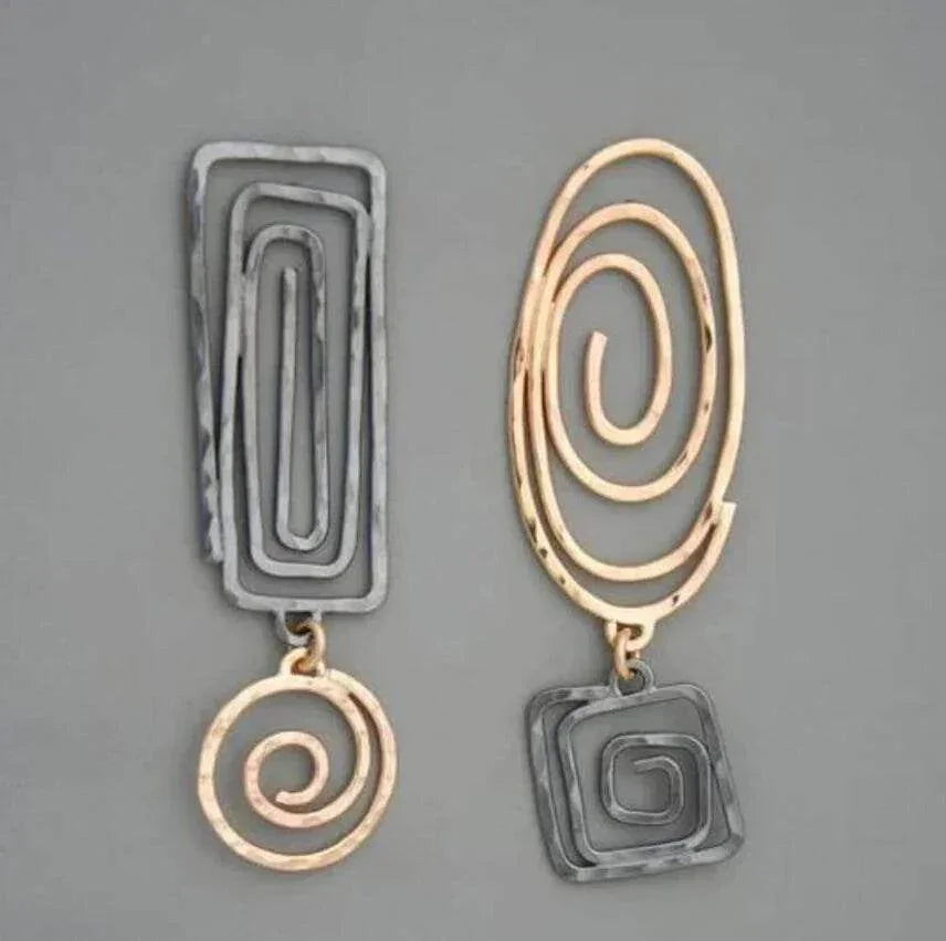 Bohemian Hollow Oval Pendant Earrings Women - ZA-Zola