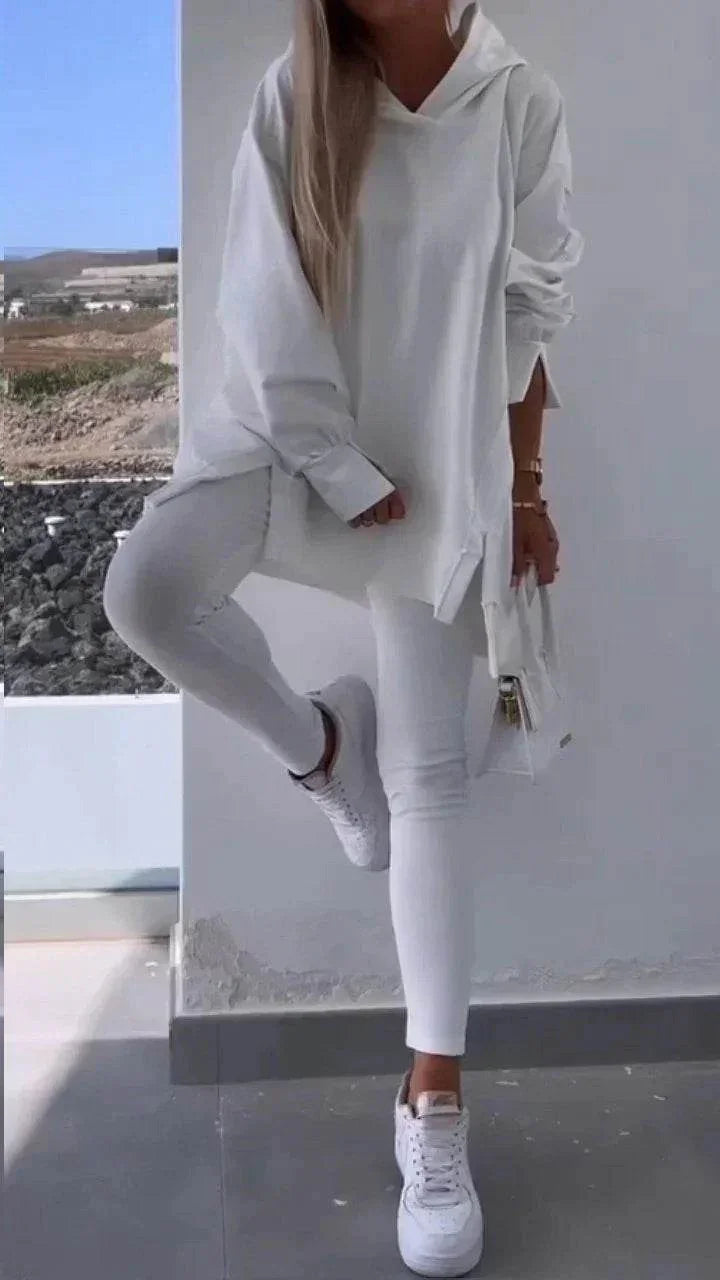 Women’s Hooded Sweatshirt Set – Shop Now for Comfort - ZA-Zola