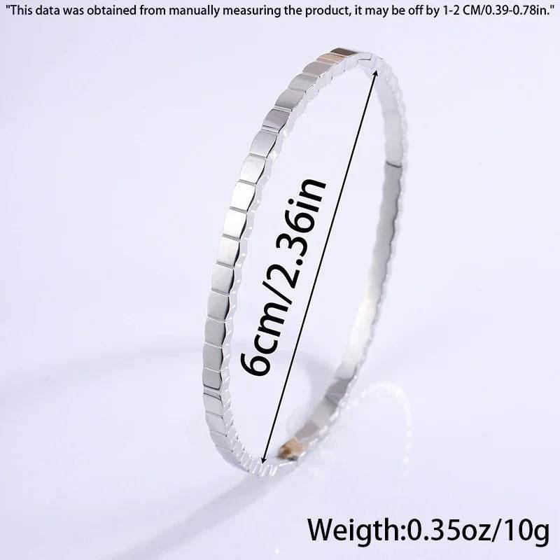 Honeycomb Titanium Steel Bracelet – Minimalist Style - ZA-Zola