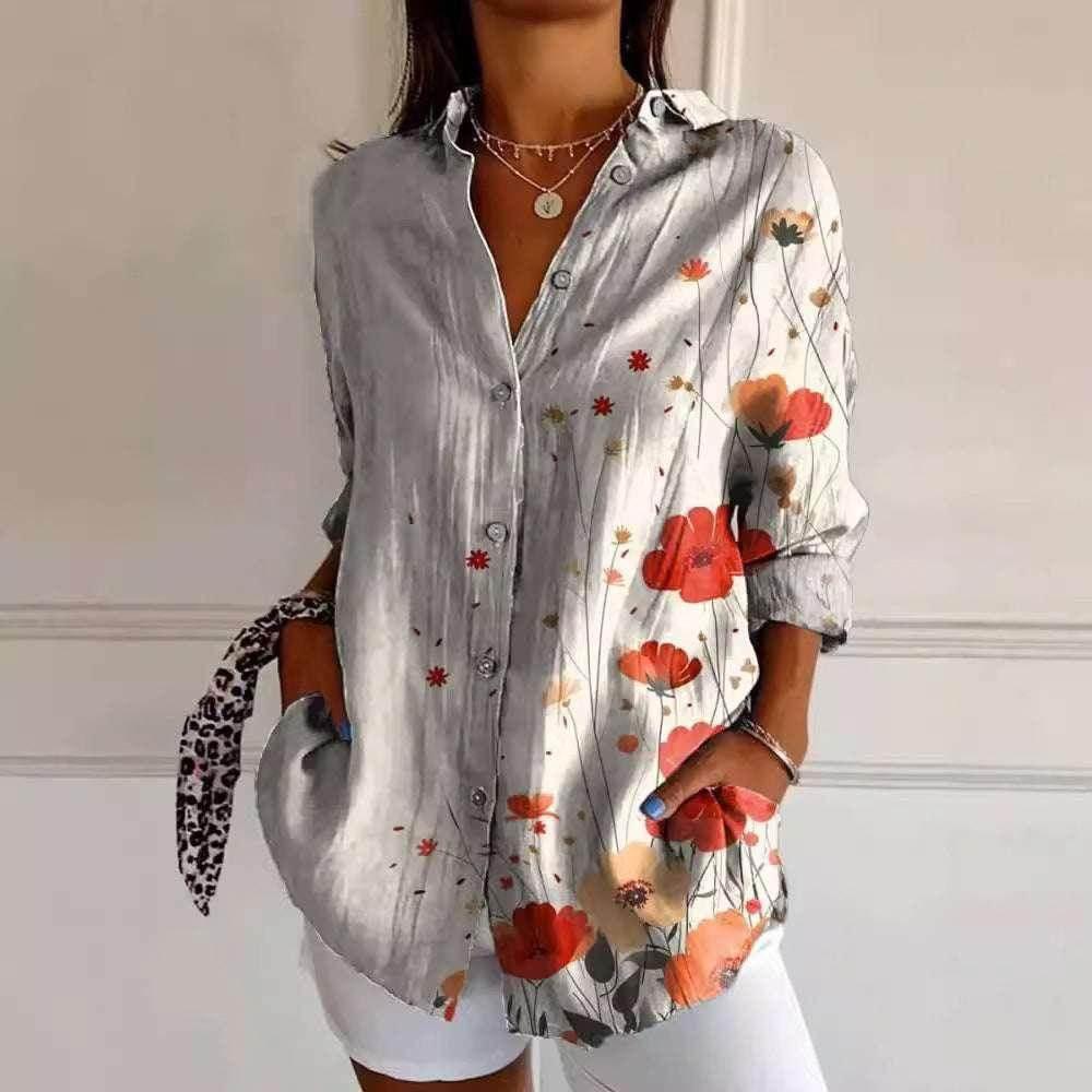 3D Floral Print Summer Shirt - S to 5XL | ZA-Zola - ZA-Zola