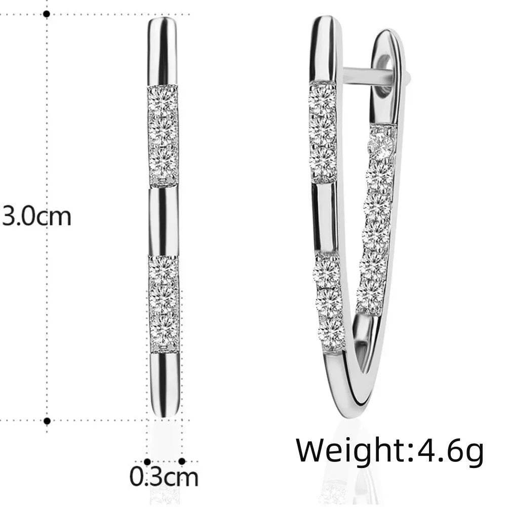 Rose Gold Zircon Petal Earrings for Women - ZA-Zola