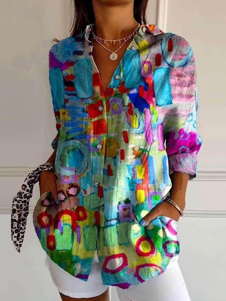 3D Floral Print Summer Shirt - S to 5XL | ZA-Zola - ZA-Zola
