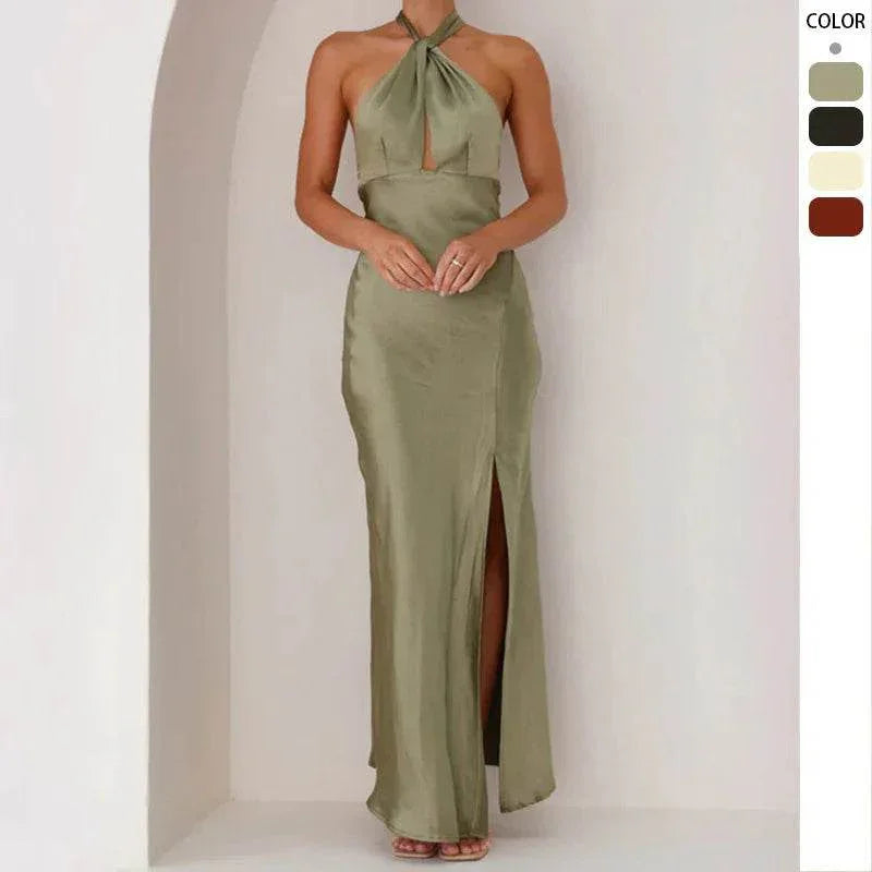 Backless Halter Bodycon Dress – Sexy European Summer Style - ZA-Zola