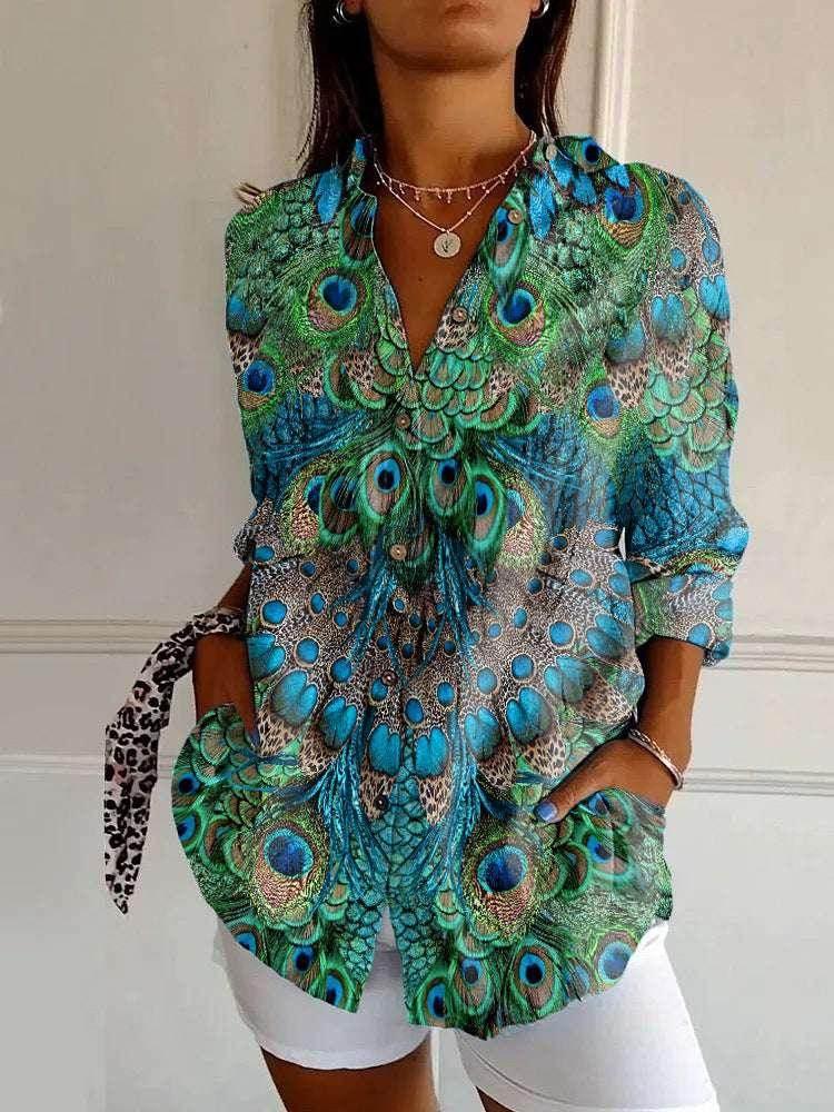 3D Floral Print Summer Shirt - S to 5XL | ZA-Zola - ZA-Zola