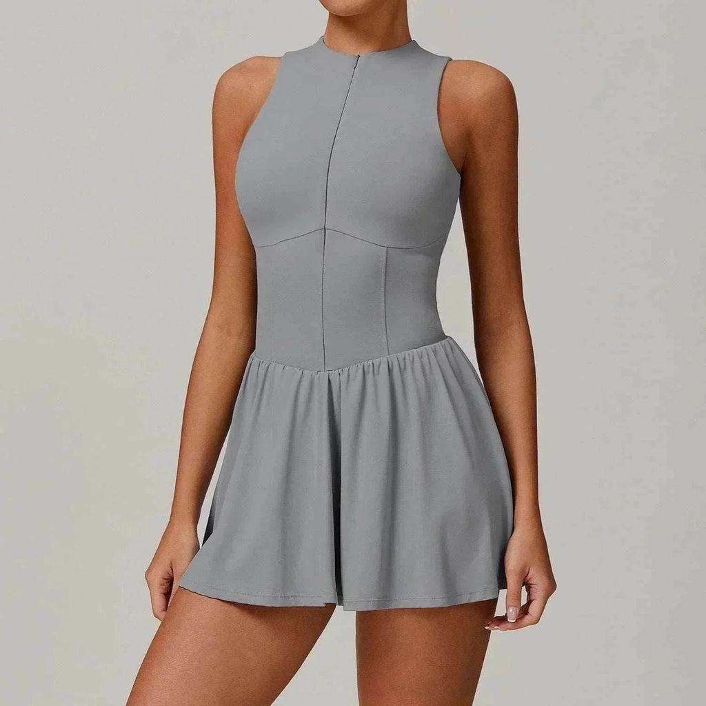 Elegant A-Line Two-Piece Look Dress for Women - ZA-Zola