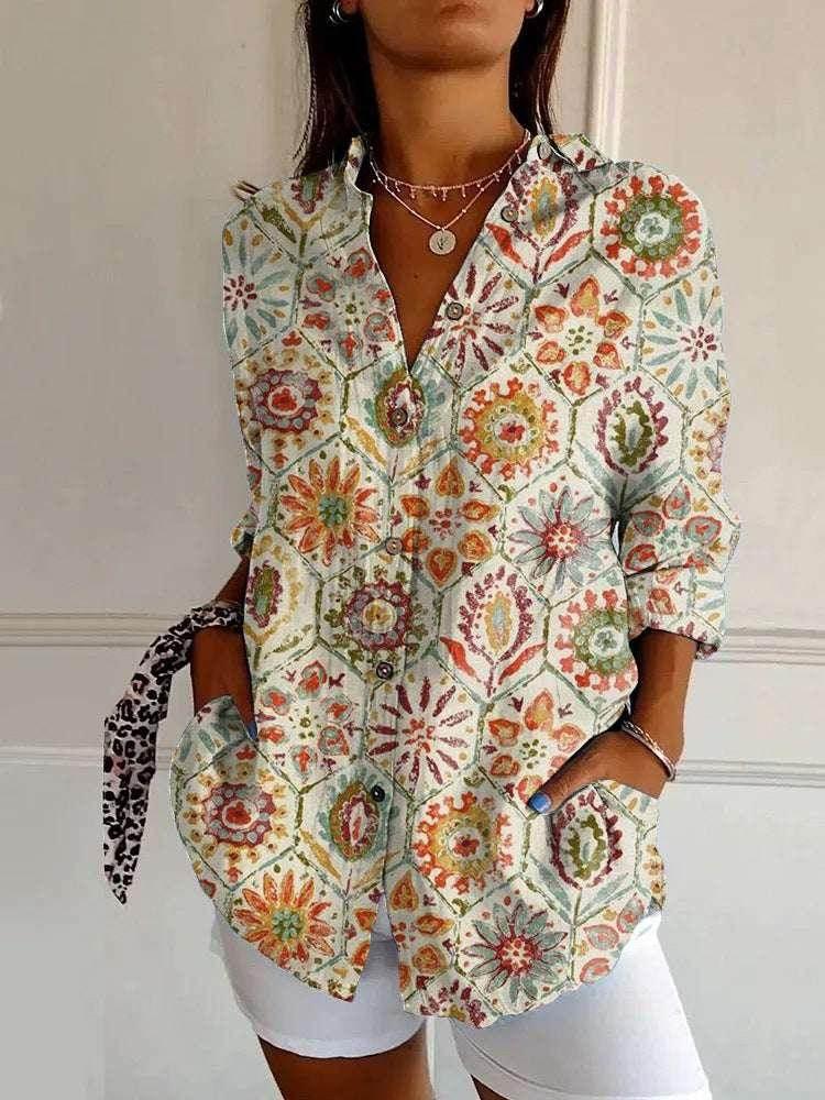 3D Floral Print Summer Shirt - S to 5XL | ZA-Zola - ZA-Zola