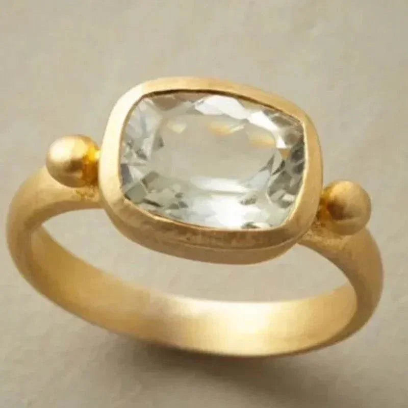Unisex Geometric Heavy Style Gold Ring – INS Style - ZA-Zola