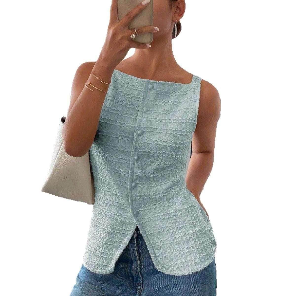 Classic Sleeveless Vest Top for Women – 5 Colors - ZA-Zola