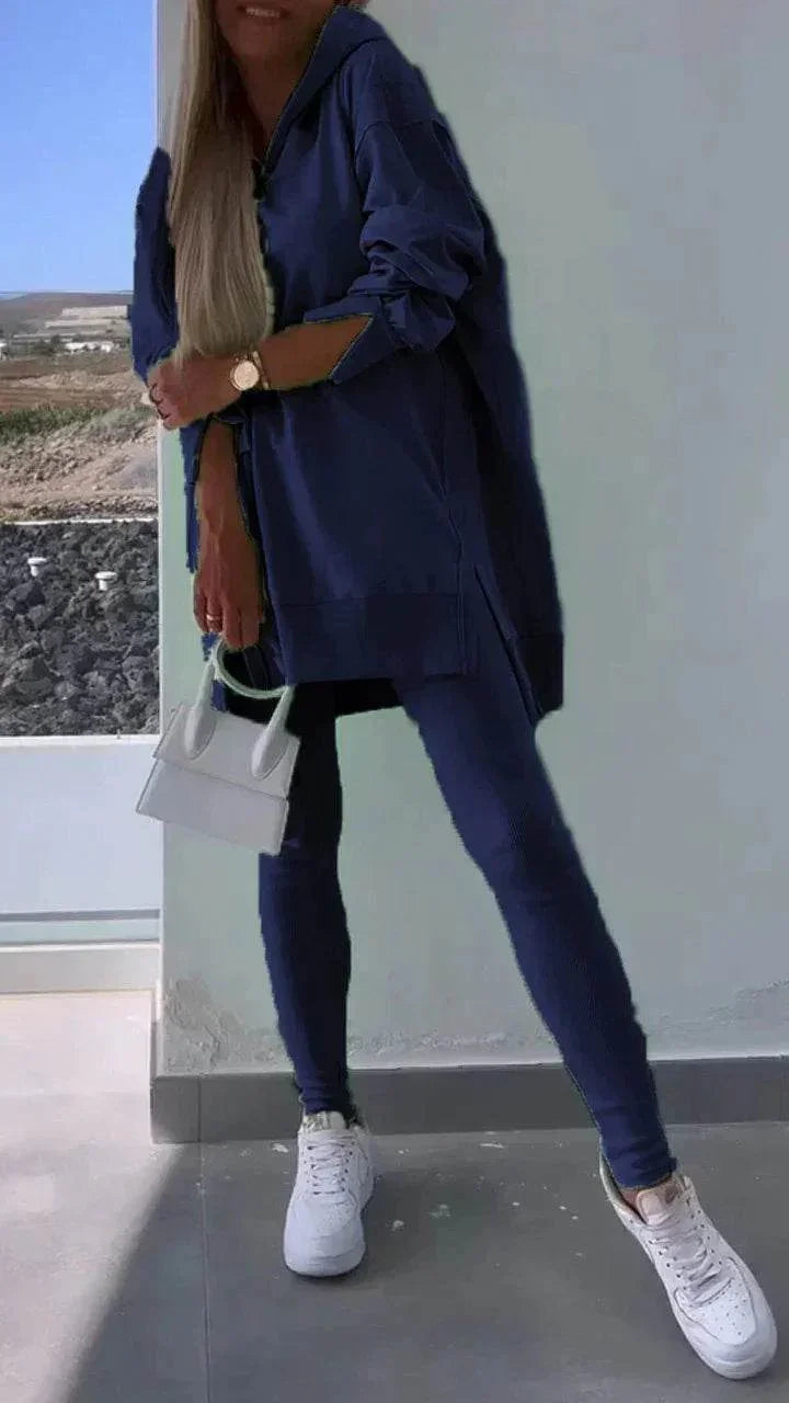 Women’s Hooded Sweatshirt Set – Shop Now for Comfort - ZA-Zola