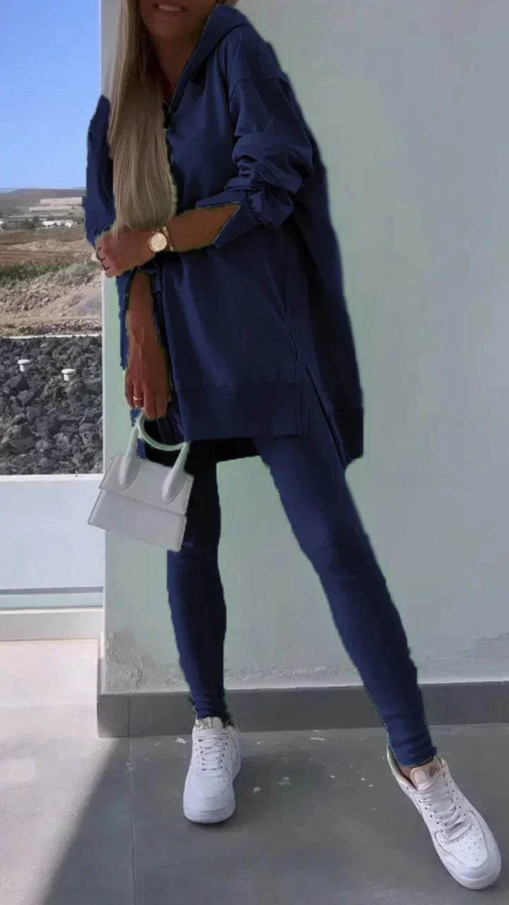 Women’s Hooded Sweatshirt Set – Shop Now for Comfort - ZA-Zola