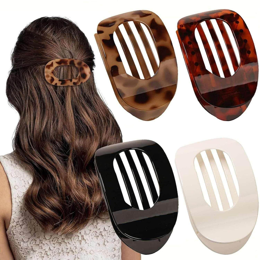 Oval Hair Claw Clips – Stylish Back Head Updo Hold - ZA-Zola