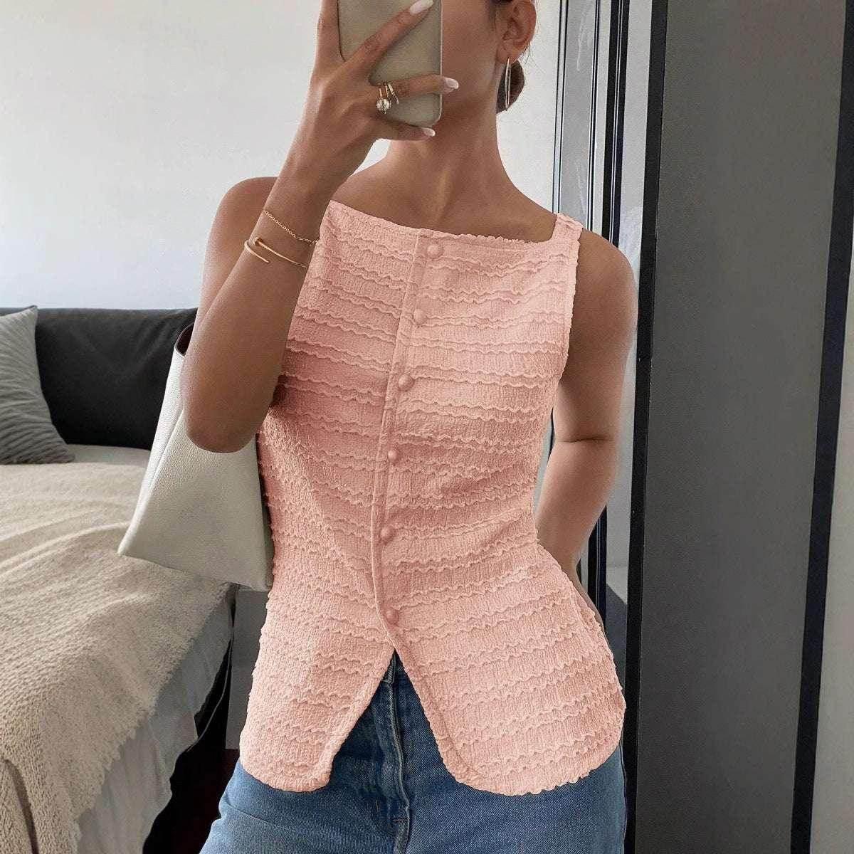Classic Sleeveless Vest Top for Women – 5 Colors - ZA-Zola