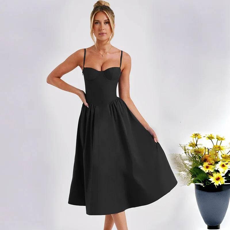 Slim Backless Sling Dress for Women - ZA-Zola