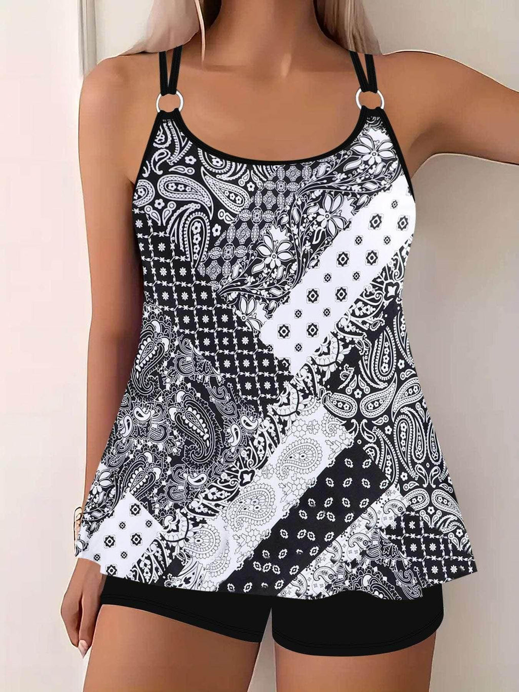 Women's Split Two-Piece Swimsuit – Vibrant & Sexy (S–5XL) - ZA-Zola