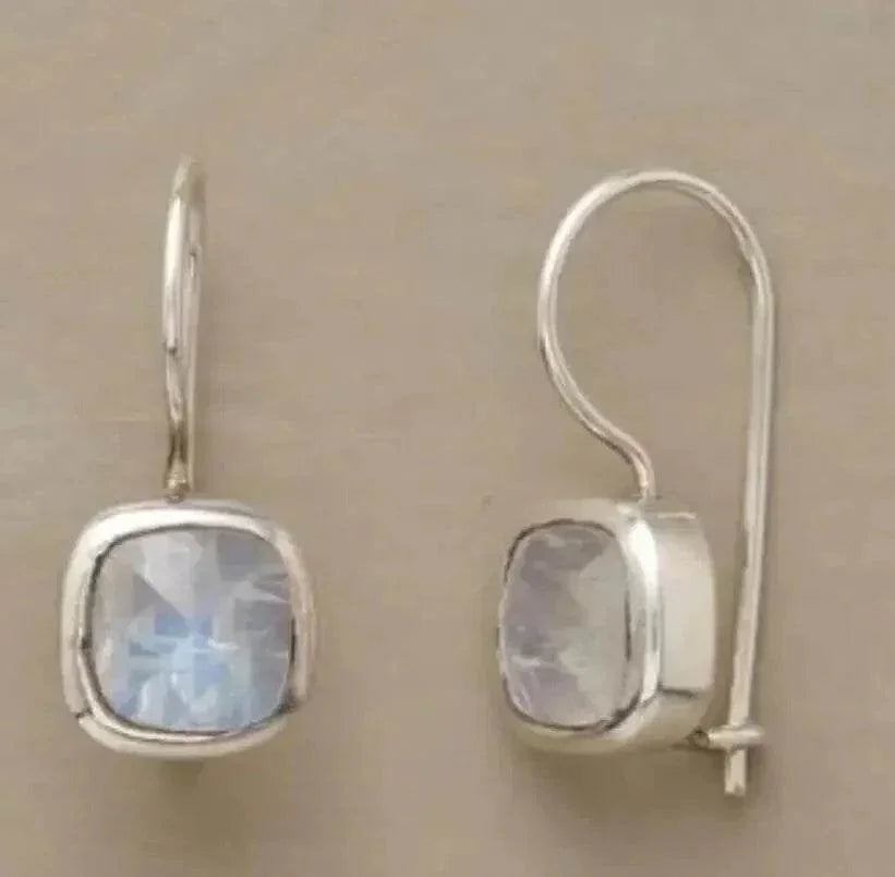 Minimalist Silver Zircon Stud Earrings for Women - ZA-Zola