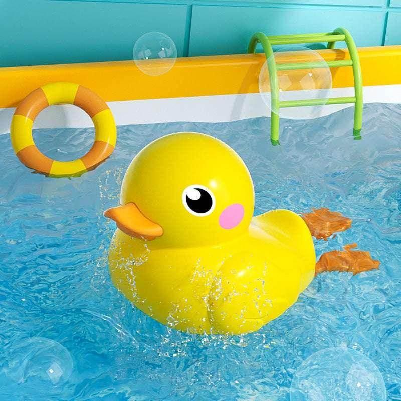 Baby Clockwork Floating Duck Bath Toy – Water Fun - ZA-Zola