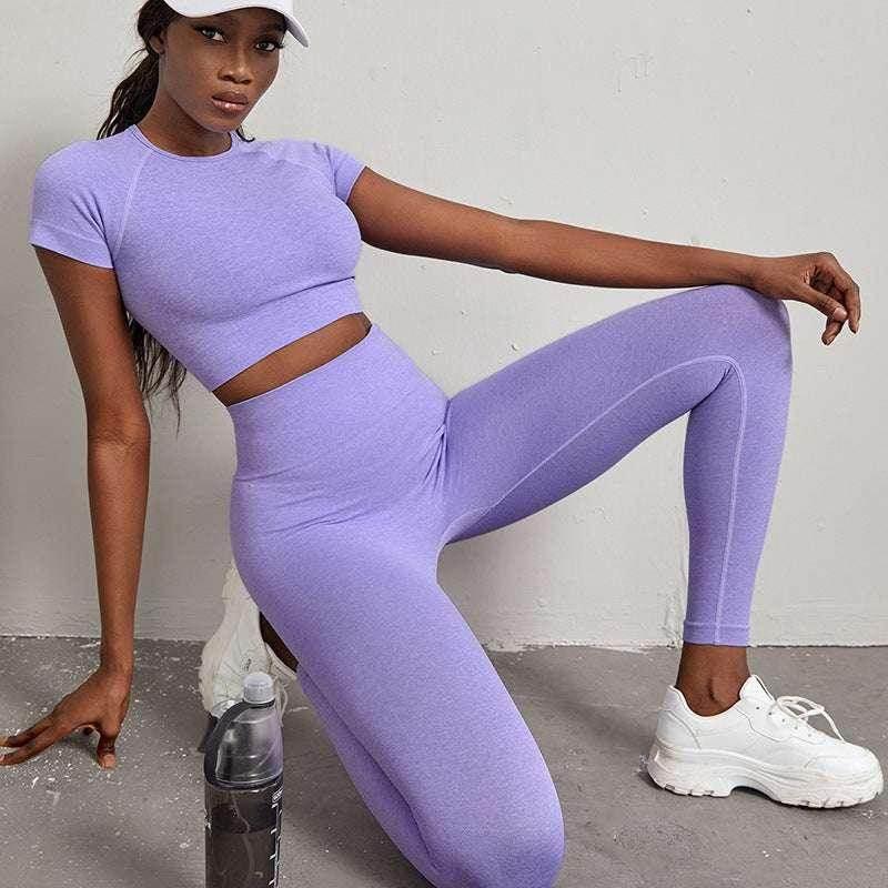 Quick-Dry Hip Lift Yoga Suit – High Waist & Sleek Fit - ZA-Zola
