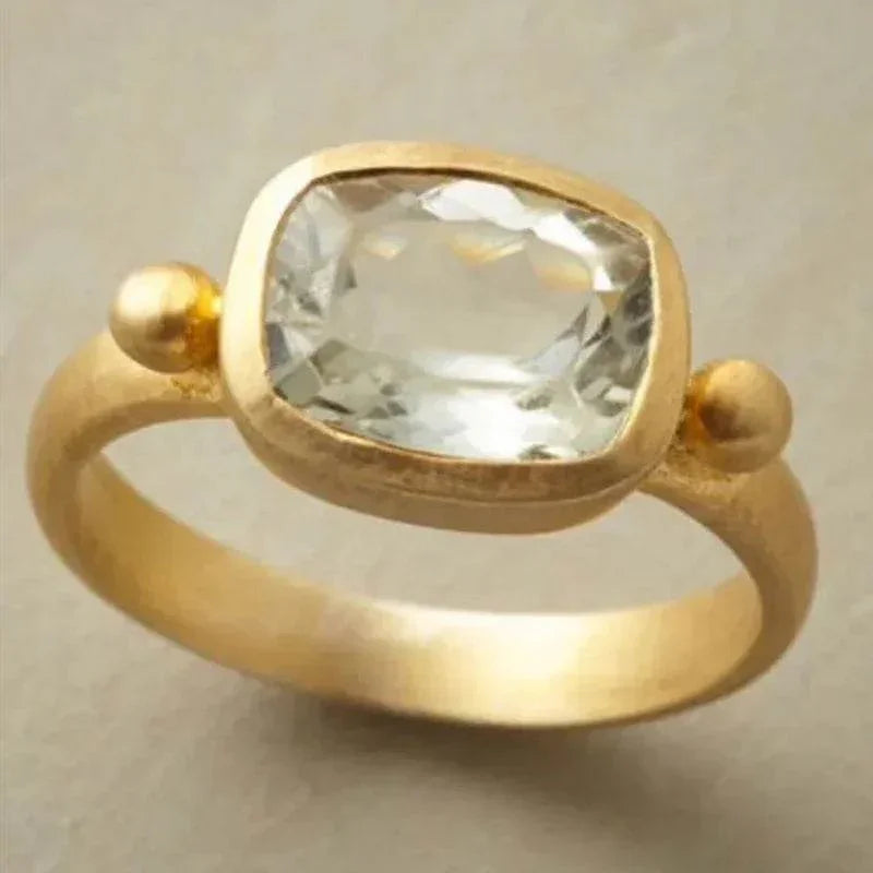 Unisex Geometric Heavy Style Gold Ring – INS Style - ZA-Zola