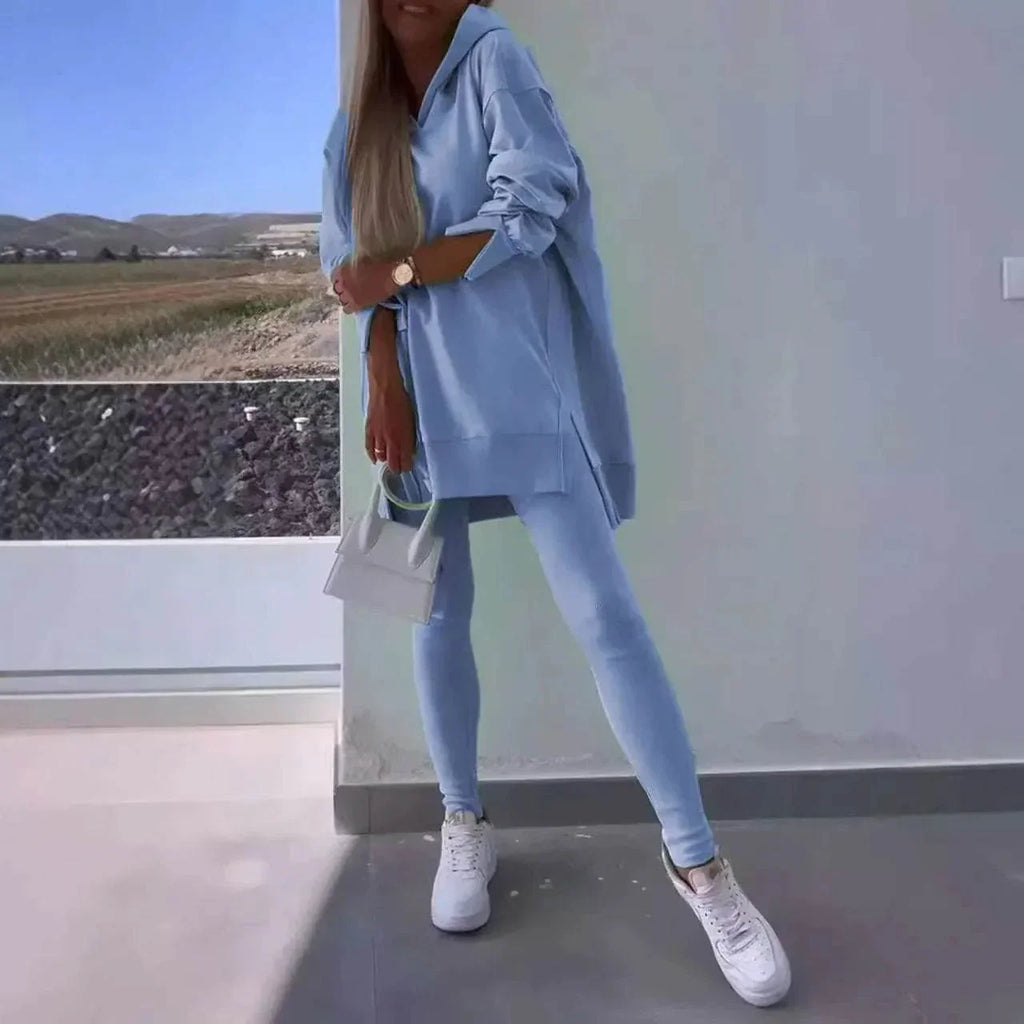 Women’s Hooded Sweatshirt Set – Shop Now for Comfort - ZA-Zola