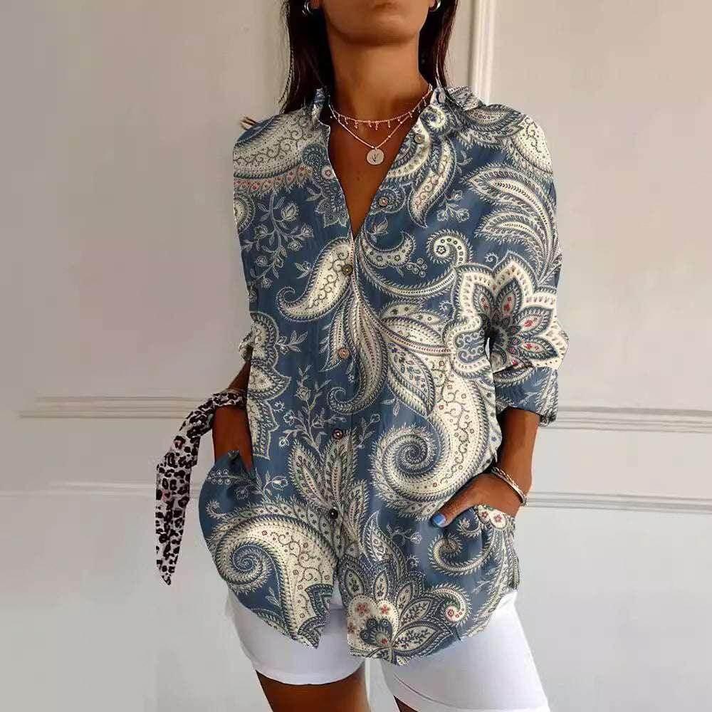 3D Floral Print Summer Shirt - S to 5XL | ZA-Zola - ZA-Zola