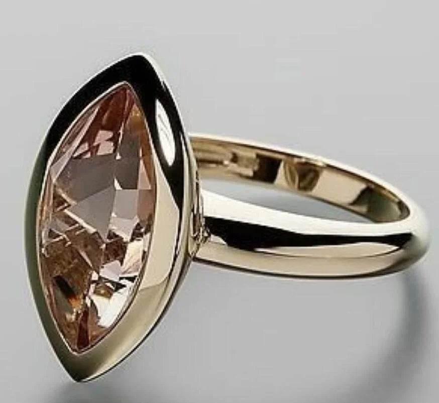 Retro Geometric Statement Ring for Women - ZA-Zola