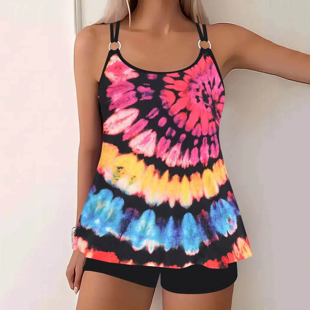 Women's Split Two-Piece Swimsuit – Vibrant & Sexy (S–5XL) - ZA-Zola