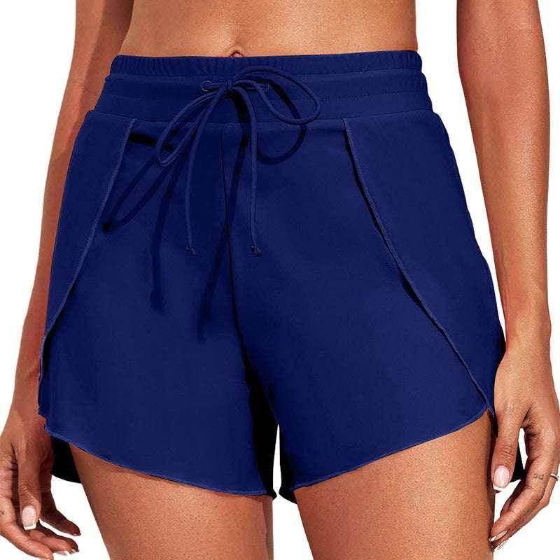 Quick-drying High Waist Women's Swimming Trunks – Summer Vacation Style - ZA-Zola