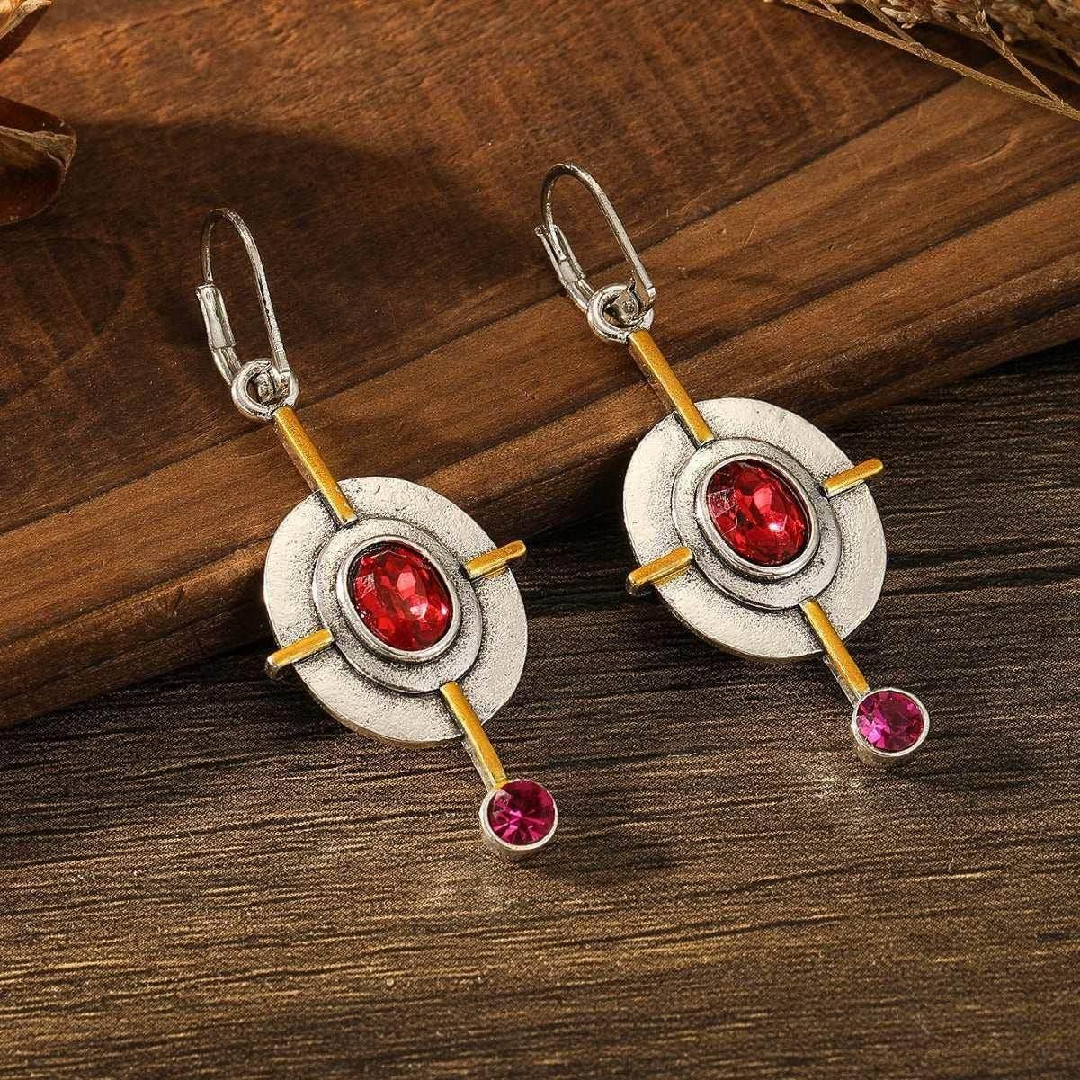 Retro Oval Snake Earrings For Women - ZA-Zola