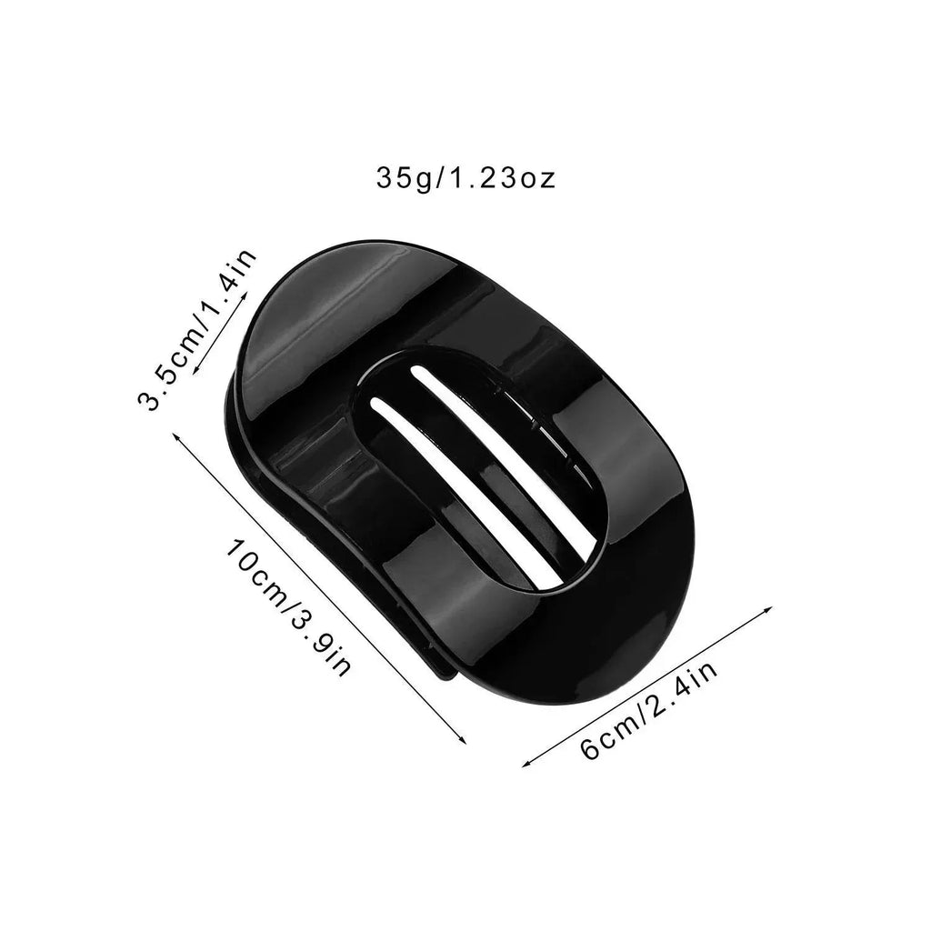 Oval Hair Claw Clips – Stylish Back Head Updo Hold - ZA-Zola