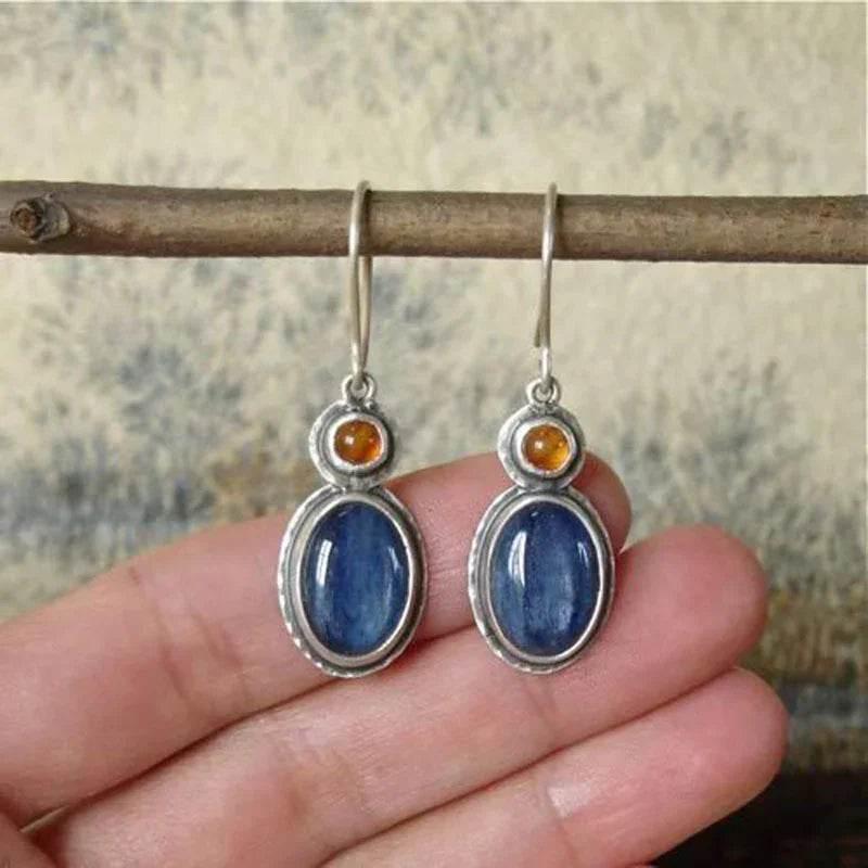 Silver Retro Creative Drop Earrings for Women - ZA-Zola