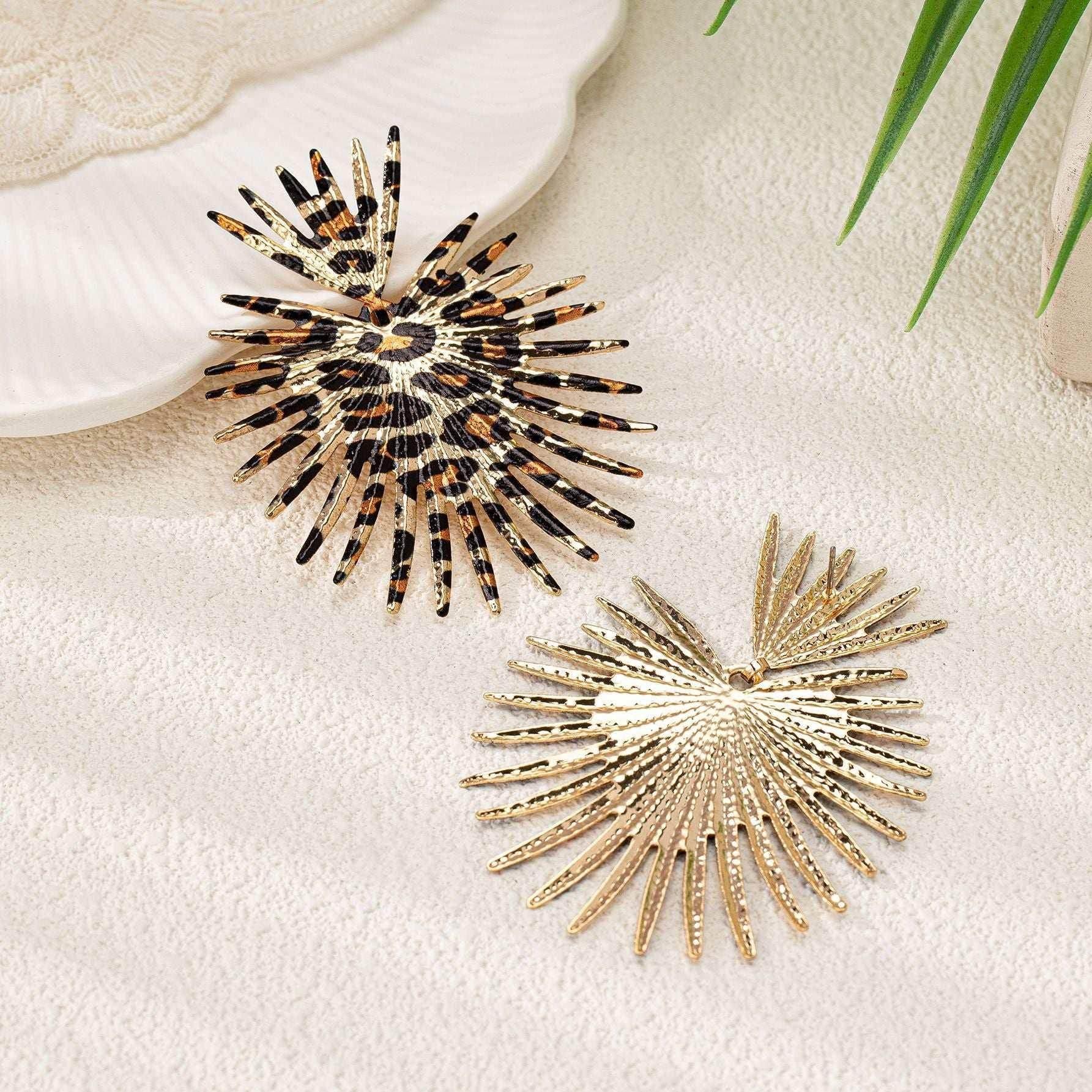 Leopard Print Women's Earrings – Bold Fashion Style - ZA-Zola