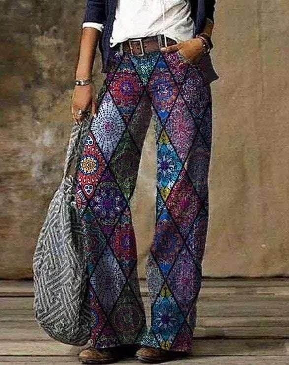 3D Pattern Low Waist Loose Fit Jeans Women - ZA-Zola