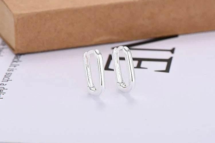 Lux U-Shaped Earrings for Women, Gold & Silver - ZA-Zola