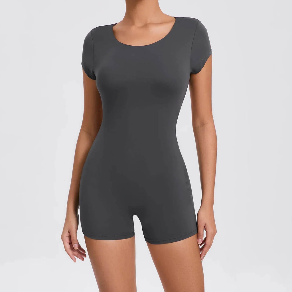 Backless Tight Yoga Jumpsuit – Sleek & Stretchy Fit - ZA-Zola