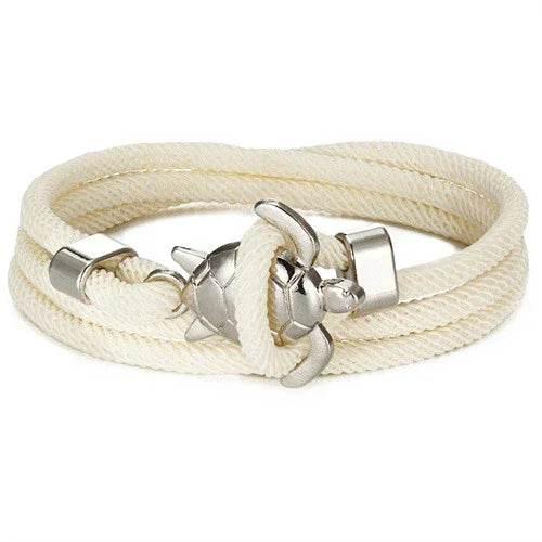 Turtle Rope Bracelet – Marine-Inspired Unisex Style - ZA-Zola