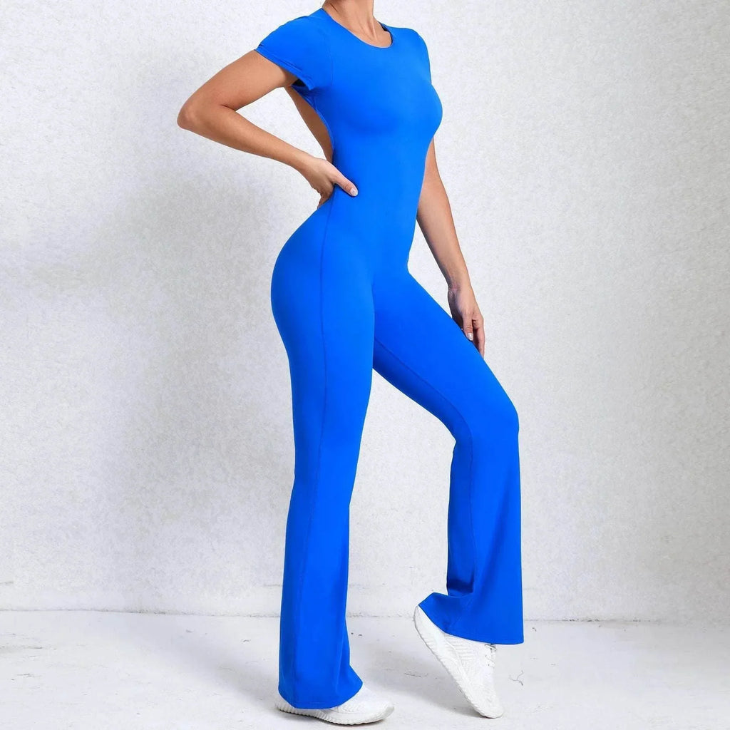 Bare Back Yoga Fitness Jumpsuit – 7 Colors - ZA-Zola